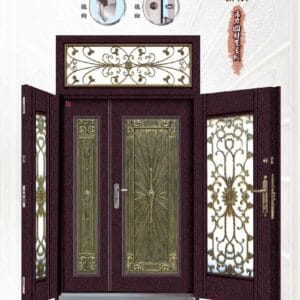 CH-101活力四射雙玄關-紅古銅〈雙面鋁板〉