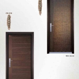 CH-517-水波漣漣綱木門 CH-518-風化石綱木門